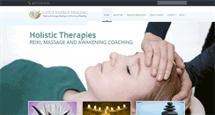 Desktop Screenshot of lotusenergyhealing.com